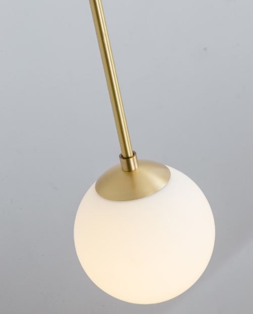 Gasurin Glass Round Globe Pendant Lamp