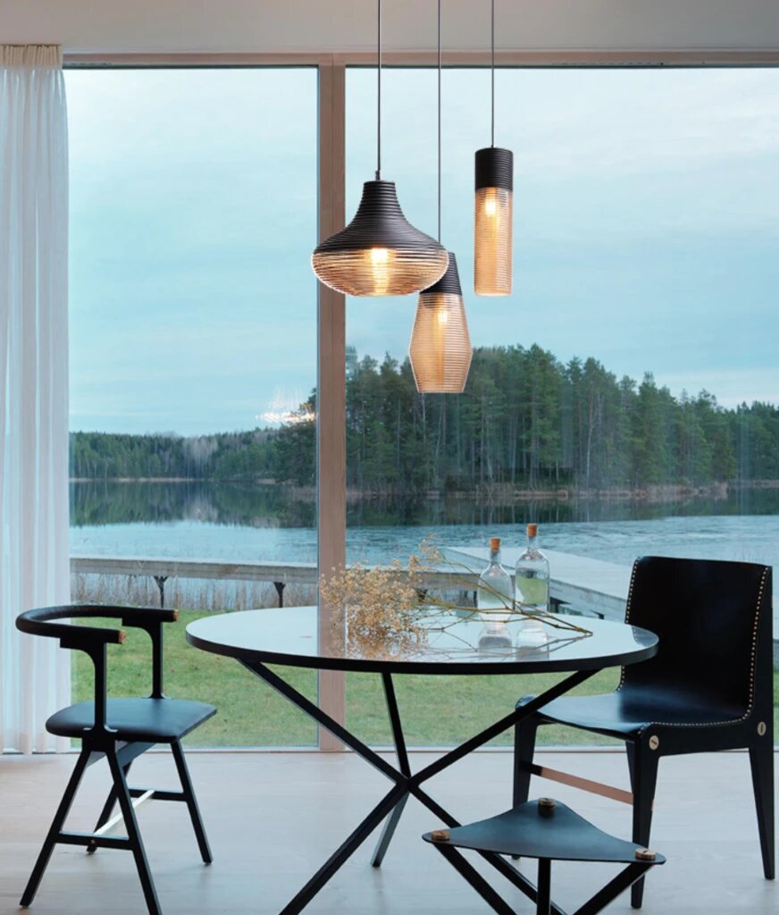 Gerd Gorgeous Glass Modern Pendant Light