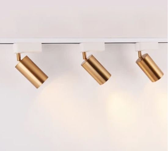 Gronar Vintage Gold Track Lights