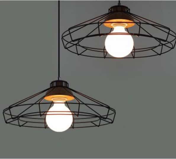 HILDURO Bare Essence Web Hanging Lamp Dome-Shape