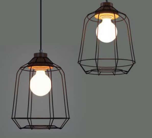 HILDURU Bare Essence Web Hanging Lamp Bottle-Shape