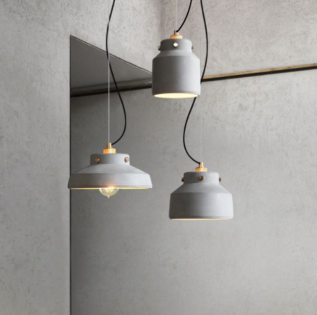 Hannusen Cement Bunker Domes Pendant Lamp