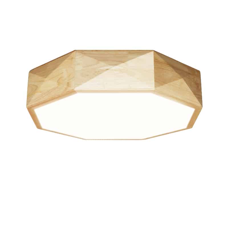 Havano Wooden Geometry Octagon Ceiling Lamp