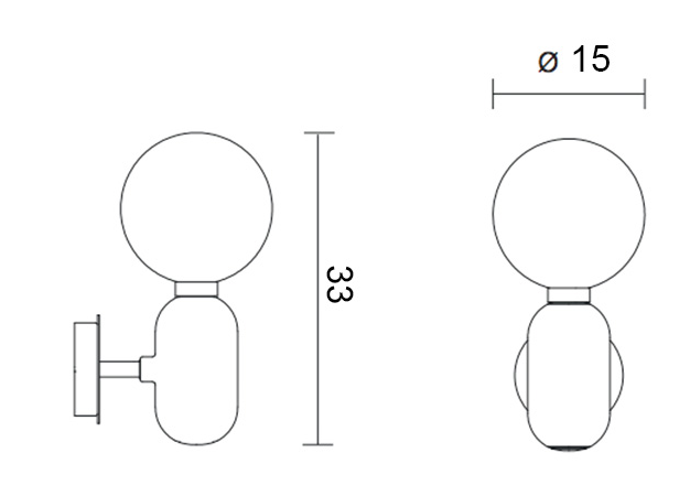 Hedvig Minimalist Design Scandinavian Wall Lamp