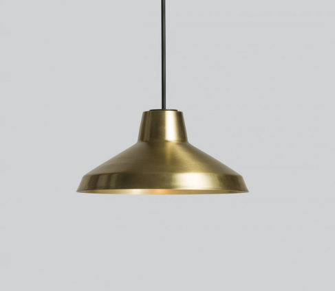 Idun Modern Industrial Vintage Brass Pendant Light