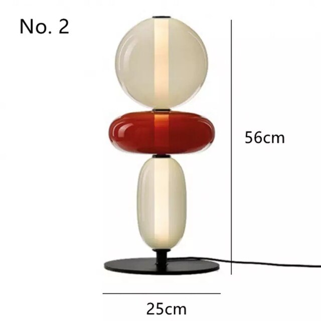 Indoor Lighting Multicolored Glass Pendant Light Candy Dining Room Lamp Bedside Bar Cafe Hanging Furniture Home Decor Chandelier