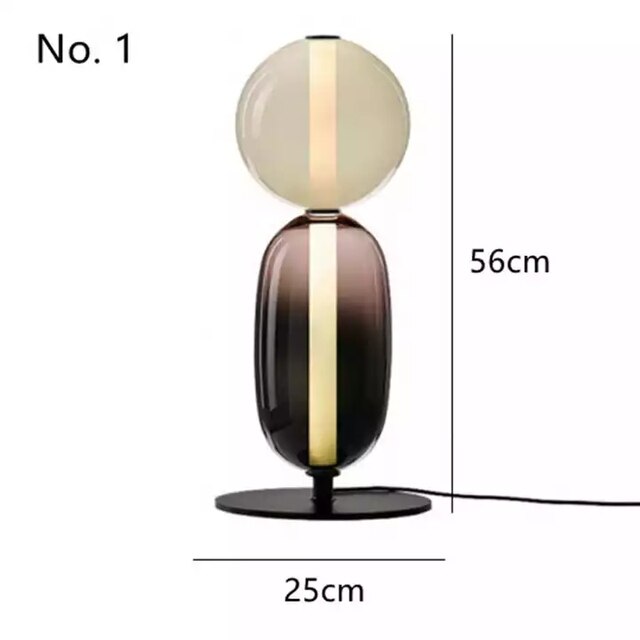 Indoor Lighting Multicolored Glass Pendant Light Candy Dining Room Lamp Bedside Bar Cafe Hanging Furniture Home Decor Chandelier