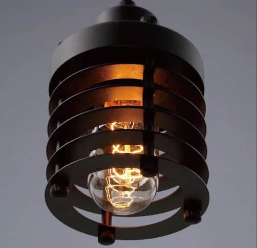 Ainaby Industrial Disk Cage Lamp