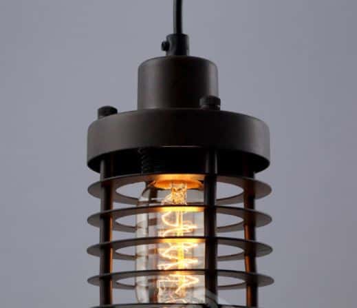 Ainaby Industrial Disk Cage Lamp