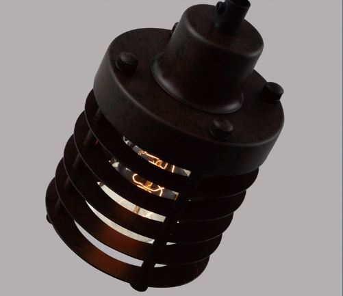 Ainaby Industrial Disk Cage Lamp
