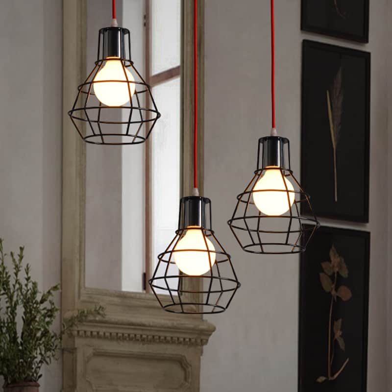 LUDVIG Iron Mesh Ceiling Lamp