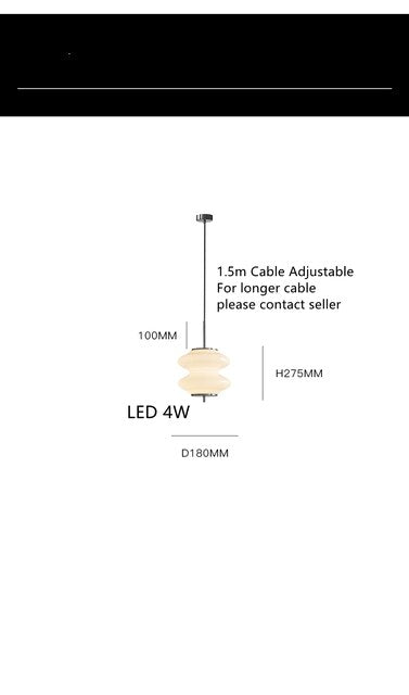 Italian Style Nordic Small Chandelier Dining Room Designer Simple Modern Bar White Glass Bedroom Bedside LED Shops Pendant Lamp