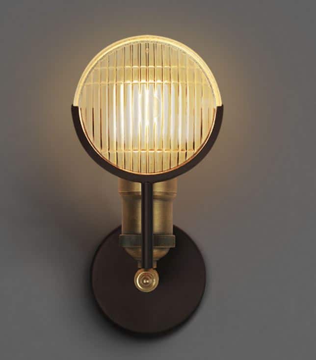 Jacquan Old-Jeep Headlights Wall Lamp