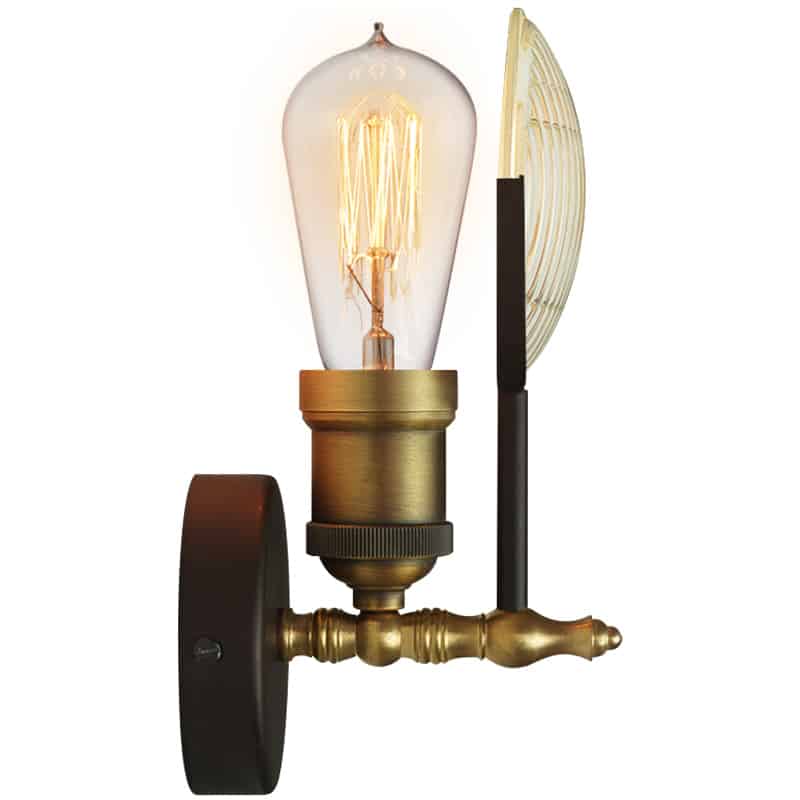 Jacquan Old-Jeep Headlights Wall Lamp