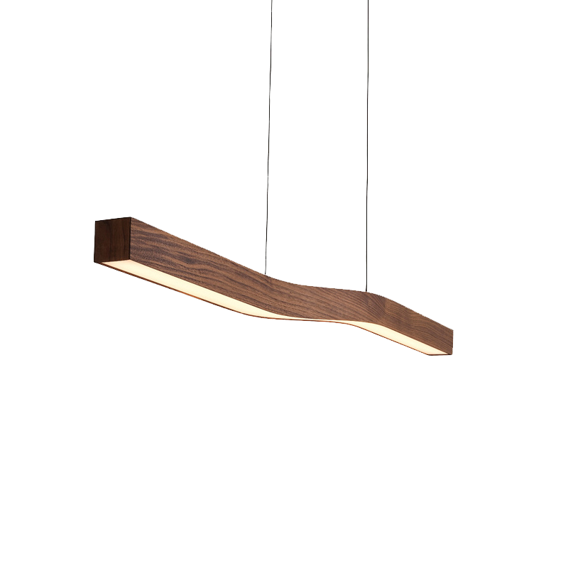 Japanese restaurant chandelier wabi-sabi wind bar table light luxury design sense model room tea room long strip creative office