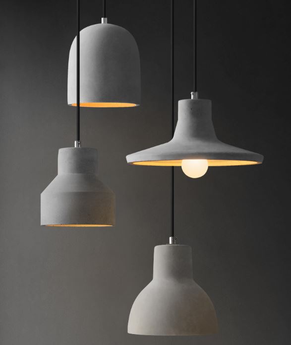 Jesper Vintage Cement Pendant Lamp
