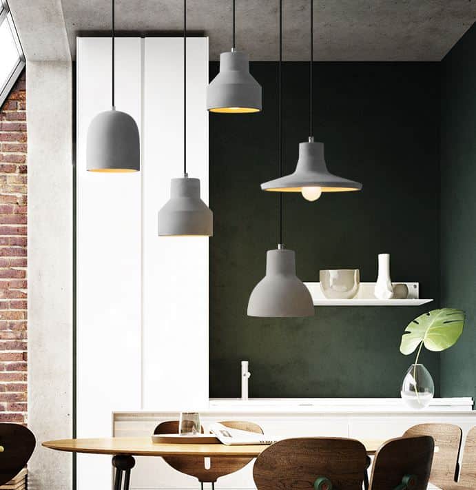 Jesper Vintage Cement Pendant Lamp