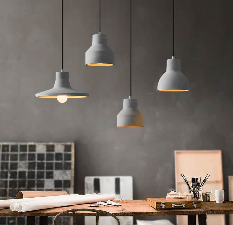 Jesper Vintage Cement Pendant Lamp