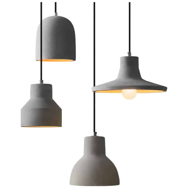 Jesper Vintage Cement Pendant Lamp