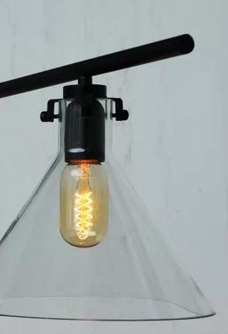 Kennet Tri-headed Glass Funnel Hang Lamps