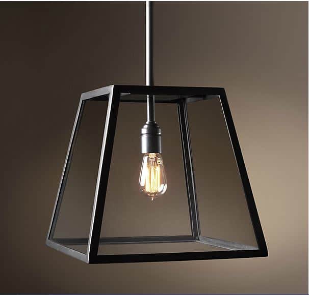 Kjell Glass Case Quadriplet Hanging Lamp