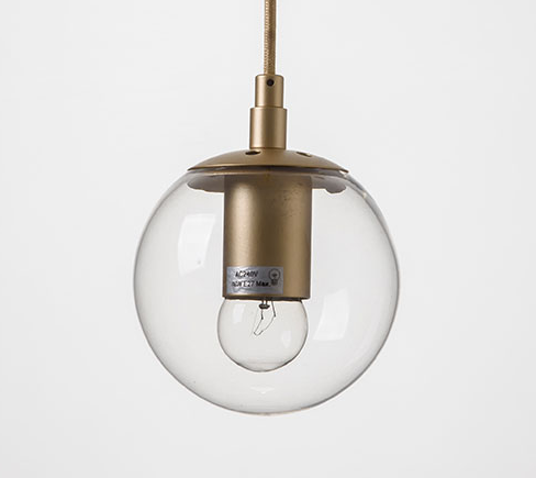 Klaes Minimalist Bowl Shaped Classy Glass Pendant Light