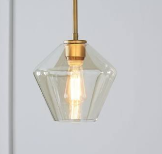 Konstanz Elegant Clear Glass Pendant Lamp