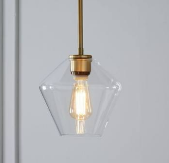 Konstanz Elegant Clear Glass Pendant Lamp