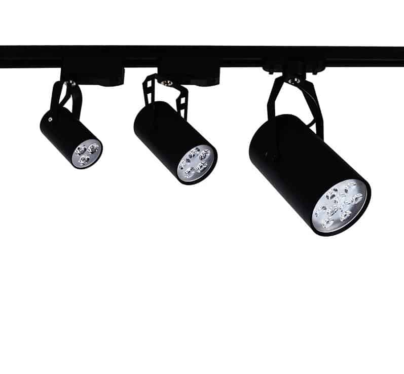 LED Tracklight Spotlight Pack (Includes 1m Track + 3 Tracklight Units)