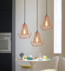 LEIKA Geometric Pendant Lamp in Rose Gold (Pre-order) - Catalogue.com.sg