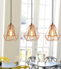 LEIKA Geometric Pendant Lamp in Rose Gold (Pre-order) - Catalogue.com.sg