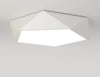 LEXA Geometric LED Ceiling Light in White (42cm) with Safety Mark LED Driver - Catalogue.com.sg