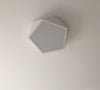 LEXA Geometric LED Ceiling Light in White (42cm) with Safety Mark LED Driver - Catalogue.com.sg