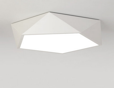 TEVA Octagon Jewel LED Ceiling Lamp in White with Safety Mark LED Driver - Catalogue.com.sg