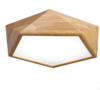 LEXA Geometric LED Ceiling Light in Wood (42cm) with Safety Mark LED Driver - Catalogue.com.sg