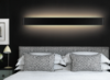 LOMAR Sleek Wall Lamp in Black (111cm) - Catalogue.com.sg