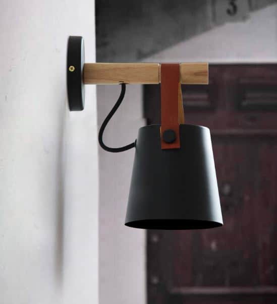 Labeanin Leather Strap Wall Lamp