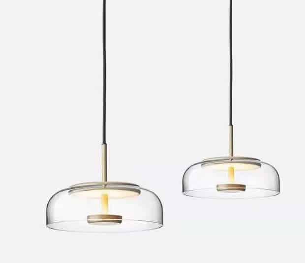 Lairuuna Glass Dome Pendant Lamp