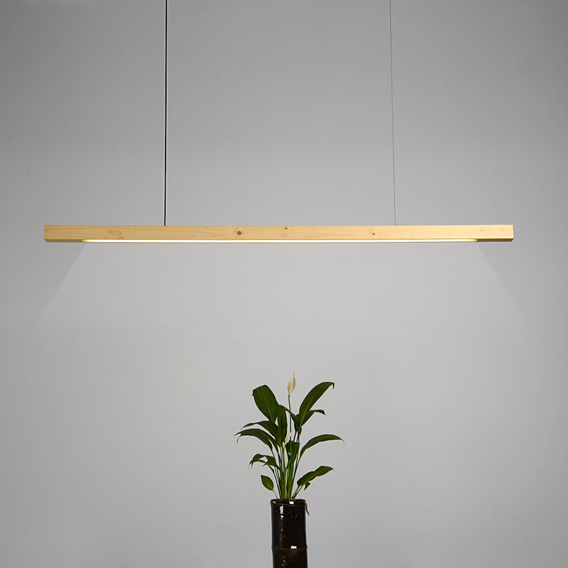 Linear Wood Pendant Light - Catalogue.com.sg