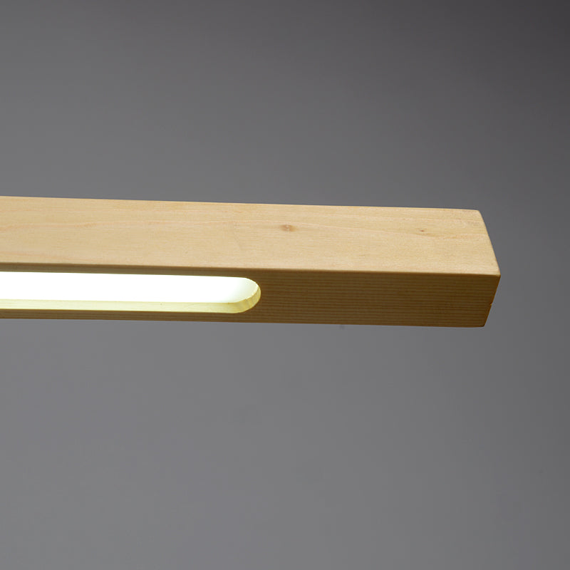 Linear Wood Pendant Light - Catalogue.com.sg