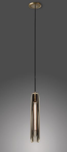 Norsyrk Modern Long Crystal Pendant Lamp