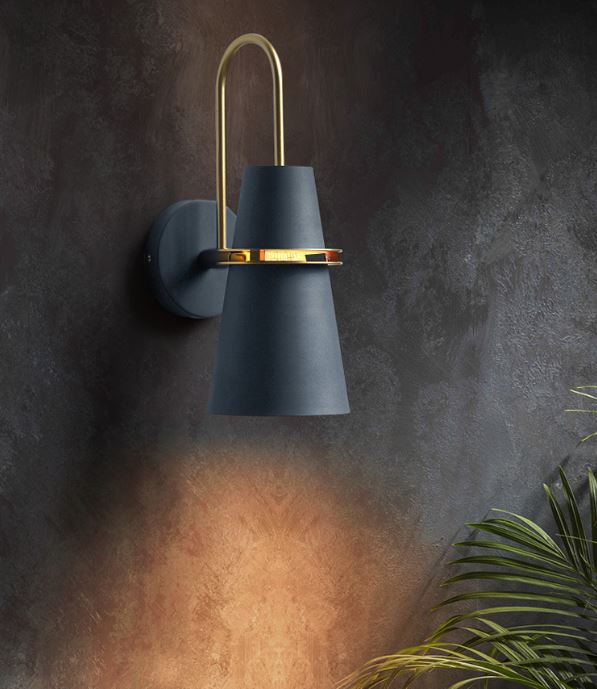 Magnuto Minimalist Classy Tall Slit-Cone Wall Lamp