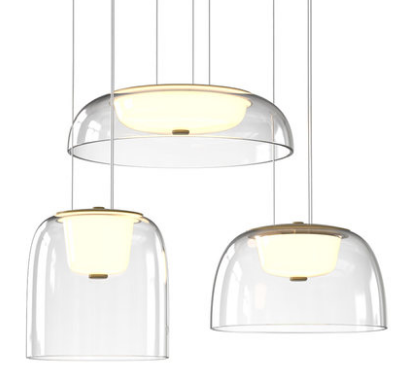 Maiken Modern Glass Shade Pendant Light