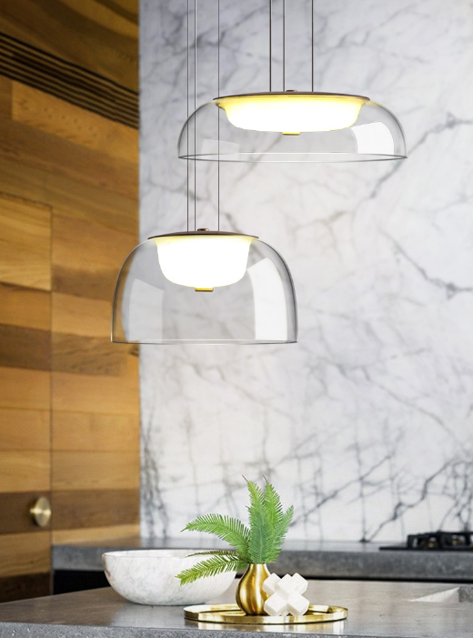 Maiken Modern Glass Shade Pendant Light