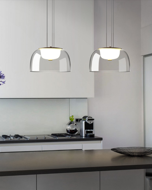 Maiken Modern Glass Shade Pendant Light