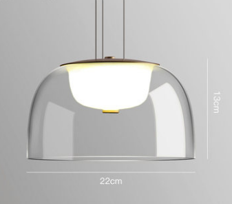 Maiken Modern Glass Shade Pendant Light