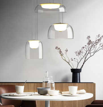 Maiken Modern Glass Shade Pendant Light