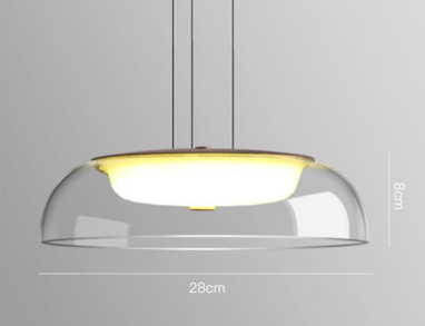 Maiken Modern Glass Shade Pendant Light