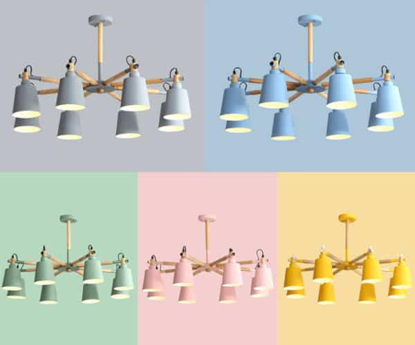 Margono Scandi Ferris Cups Ceiling Lamp