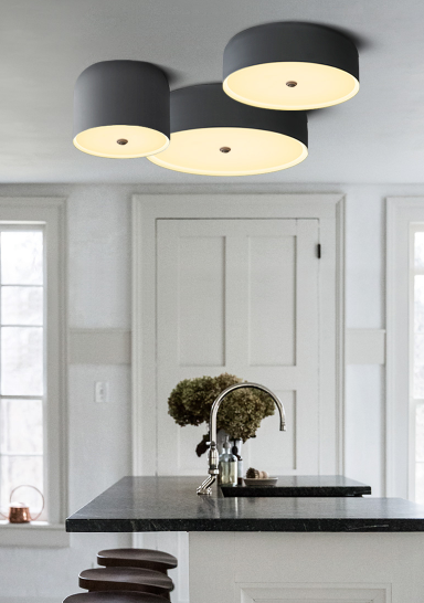 Marit Modern Soft Drum Shade Ceiling Light